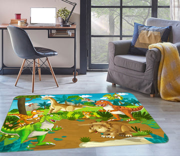 3D Dinosaur 76272 Non Slip Rug Mat