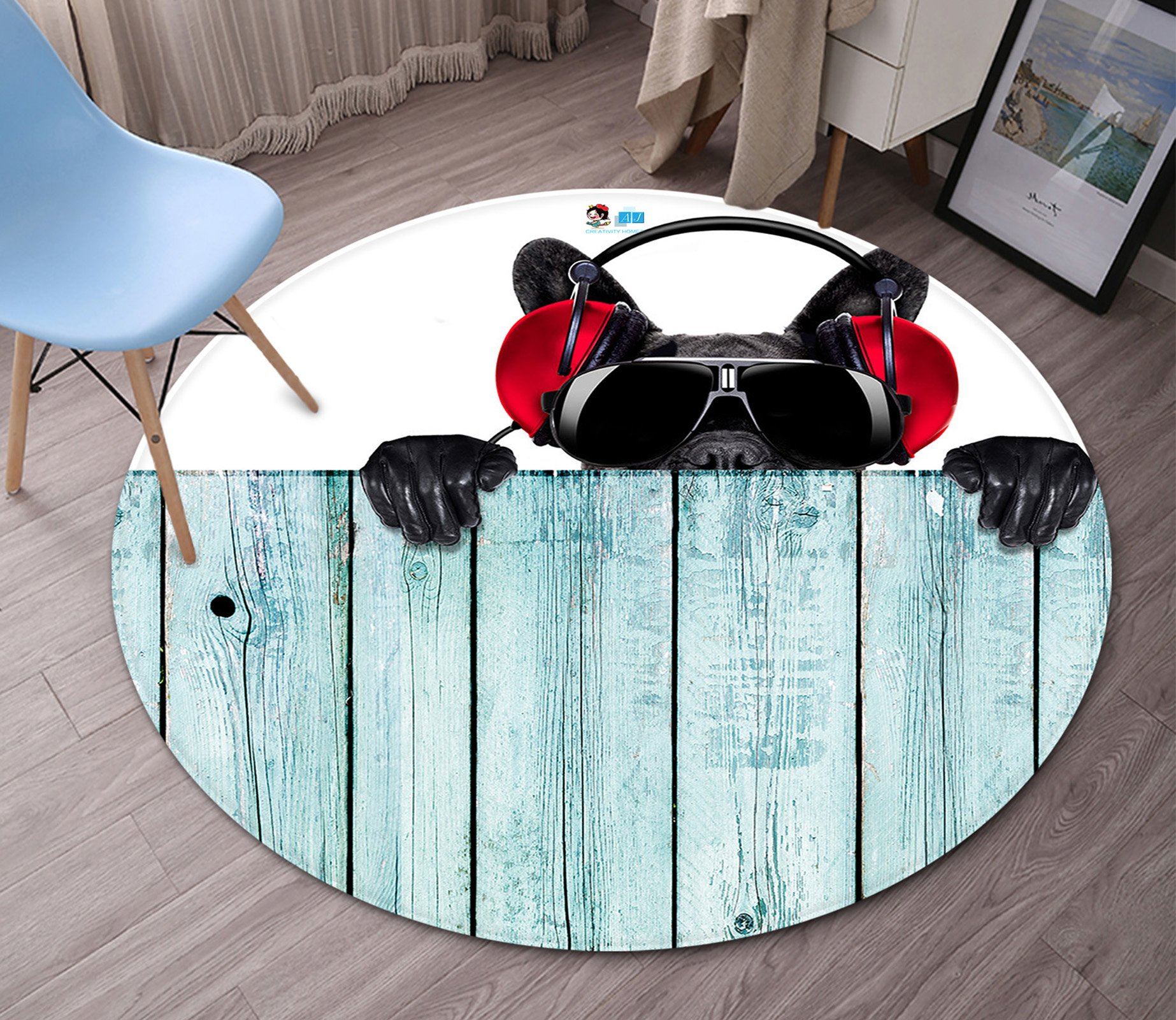 3D Cartoon 3042 Round Non Slip Rug Mat Mat AJ Creativity Home 