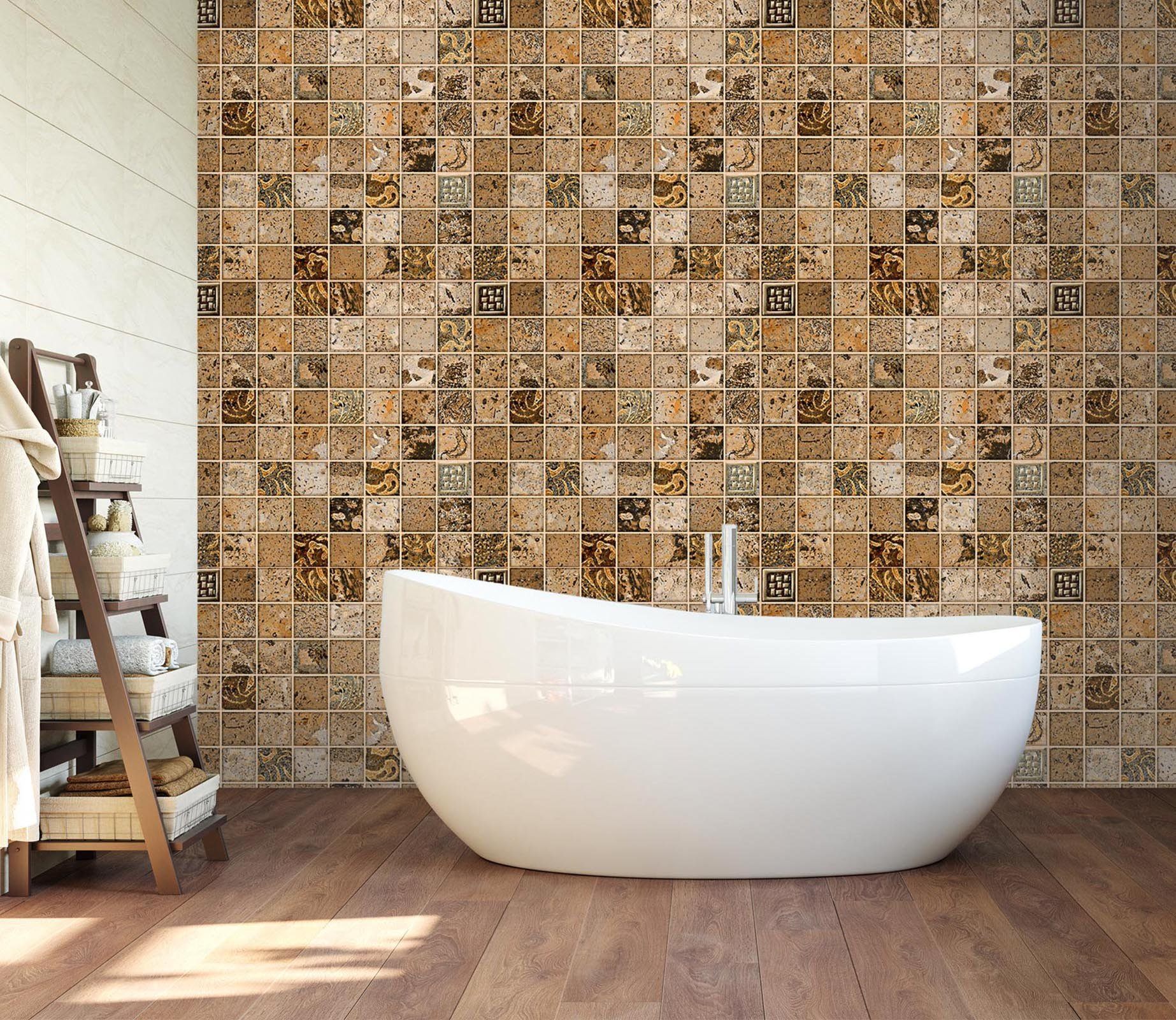 3D Vintage Mosaic 021 Marble Tile Texture Wallpaper AJ Wallpaper 2 