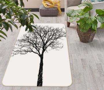 3D Black Birch 1013 Boris Draschoff Rug Non Slip Rug Mat Mat AJ Creativity Home 