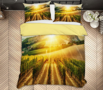 3D Sunlight Path 59159 Bed Pillowcases Quilt