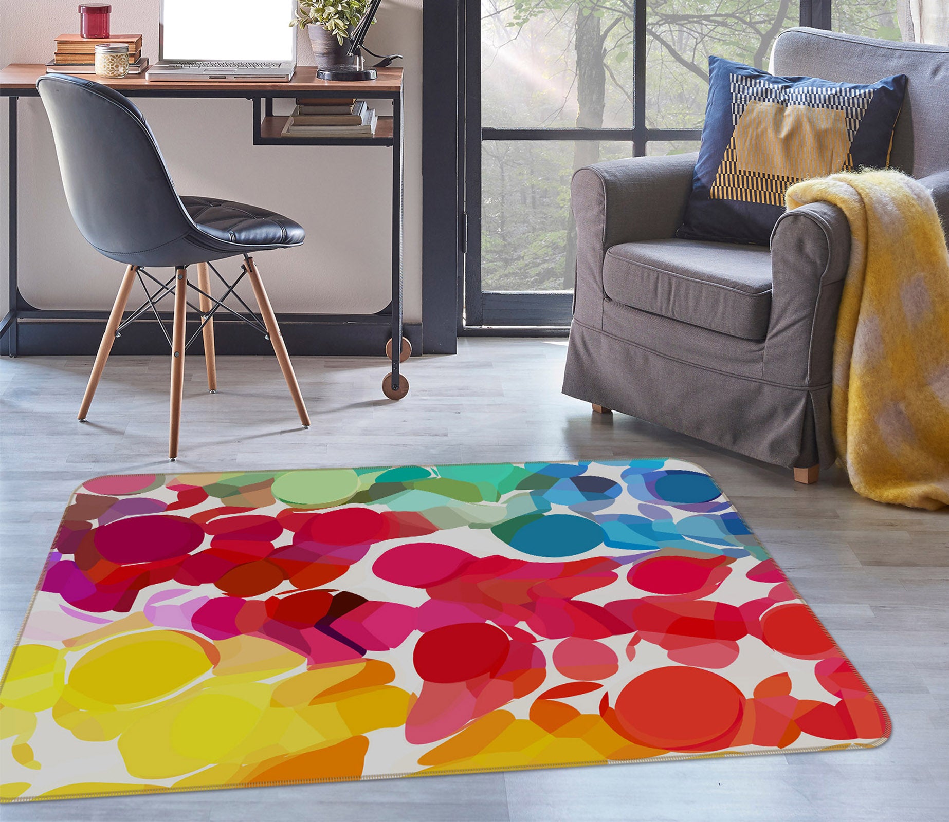 3D Inspiration 70039 Shandra Smith Rug Non Slip Rug Mat