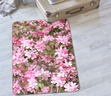 3D Flower Bush 26105 Non Slip Rug Mat