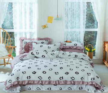 3D Leopard 17167 Bed Pillowcases Quilt
