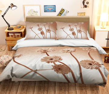 3D Pink Chrysanthemum 094 Bed Pillowcases Quilt