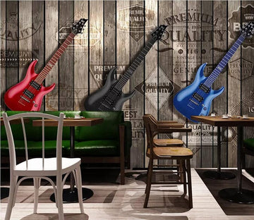 3D Color Guitar 2773 Wall Murals Wallpaper AJ Wallpaper 2 