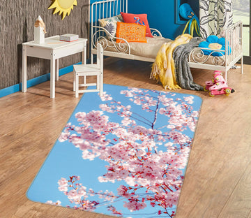 3D Cherry Blossom Branch 77241 Non Slip Rug Mat