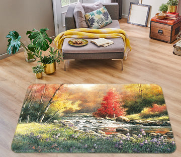 3D Forest Creek 75280 Non Slip Rug Mat