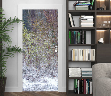 3D Snow Trees 5144 Assaf Frank Door Mural