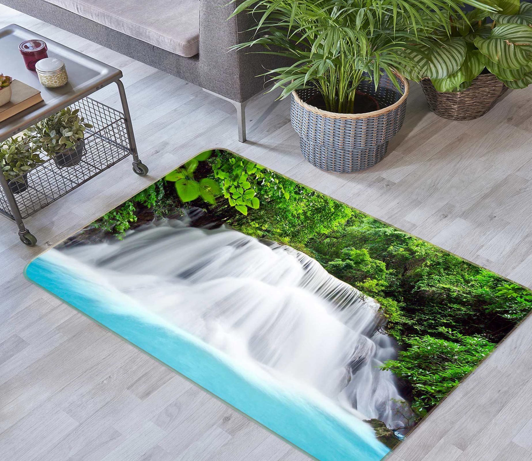 3D Waterfall 76264 Non Slip Rug Mat