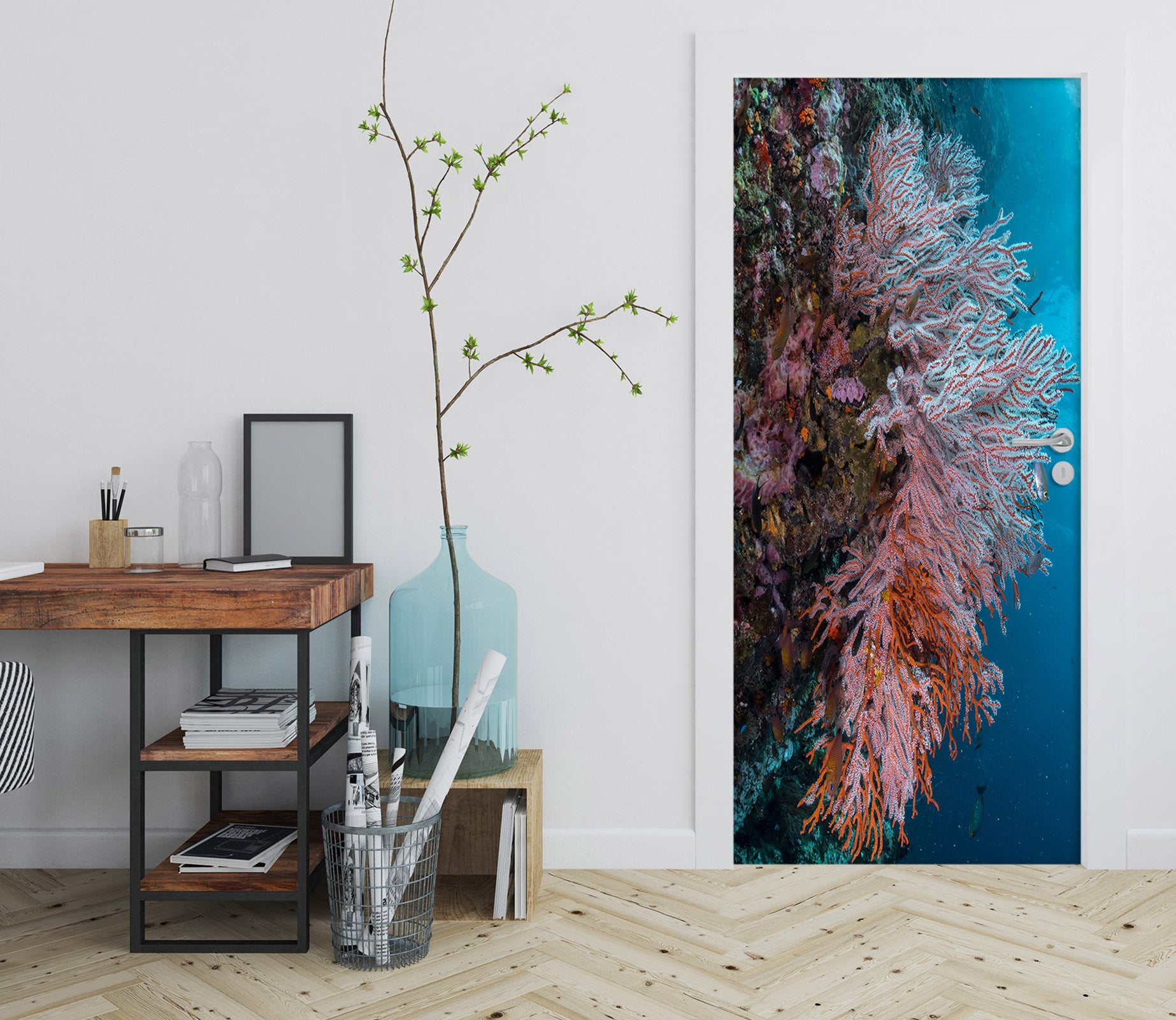 3D Coral 25133 Door Mural