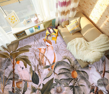 3D Grove Parrot Pineapple 104172 Andrea Haase Floor Mural