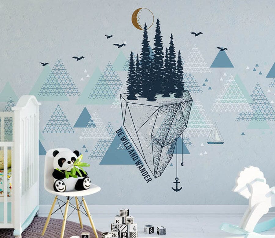 3D Black Triangle 2073 Wall Murals Wallpaper AJ Wallpaper 2 