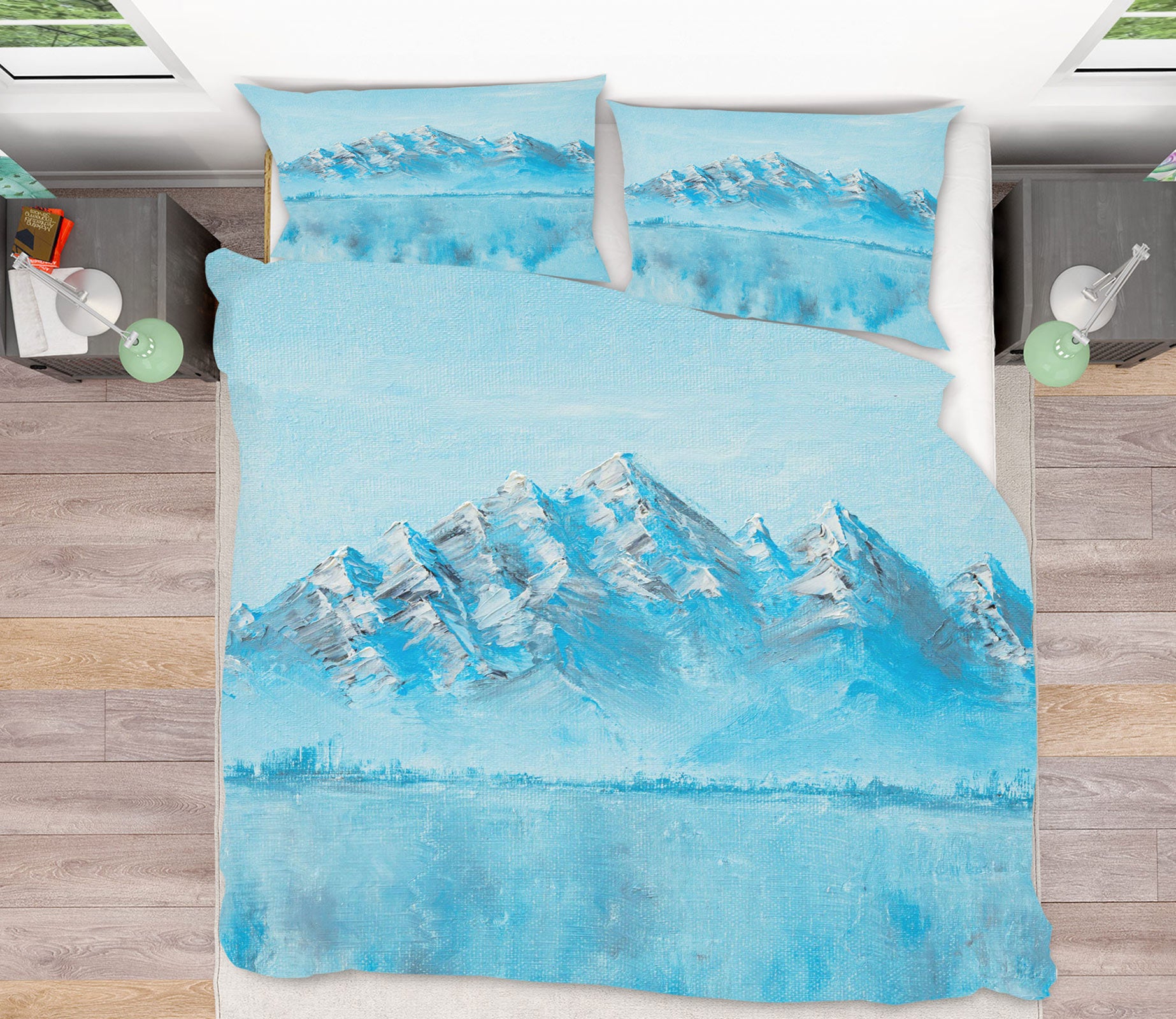 3D Glacier 1757 Marina Zotova Bedding Bed Pillowcases Quilt