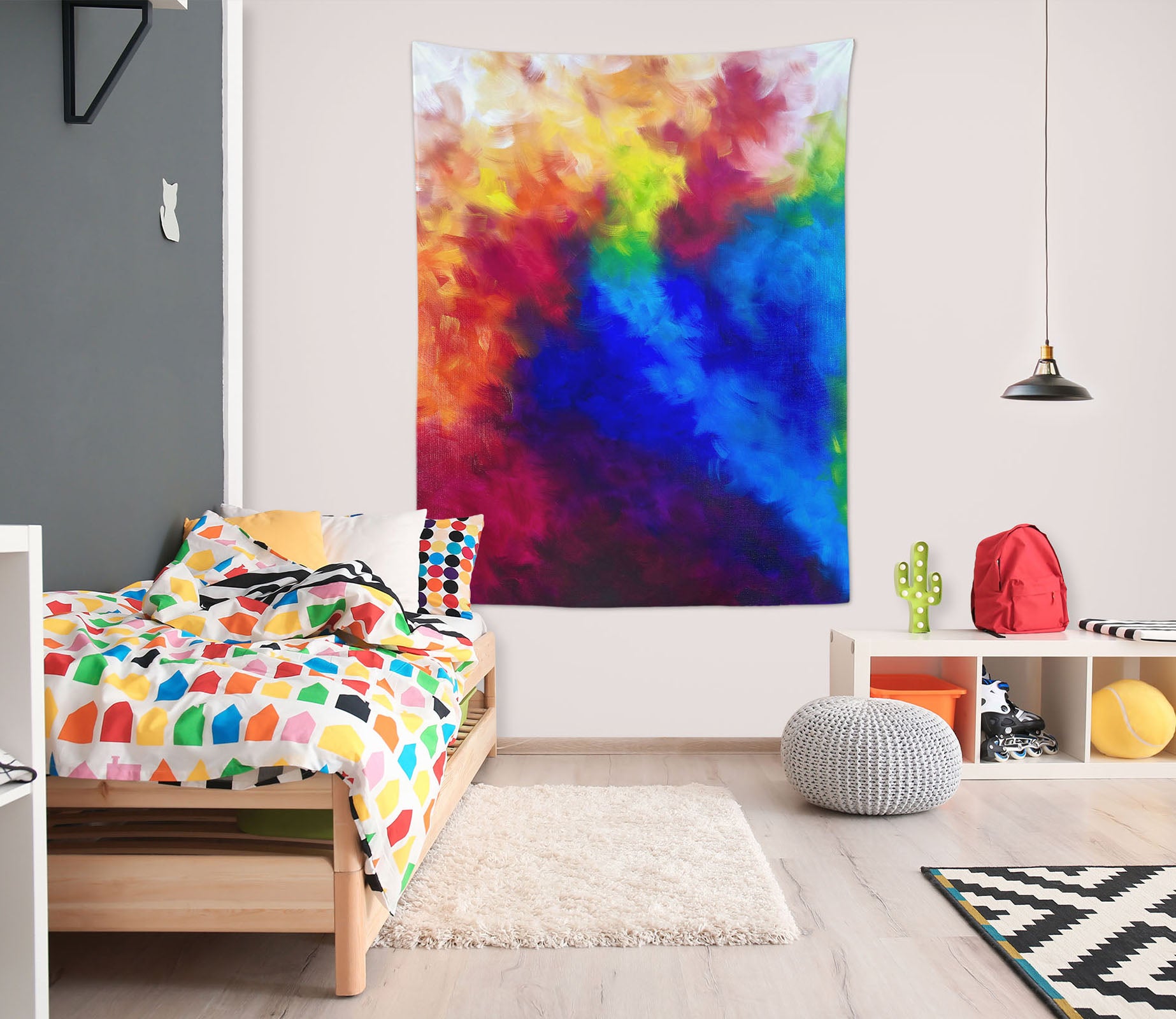 3D Color Smoke 3701 Skromova Marina Tapestry Hanging Cloth Hang