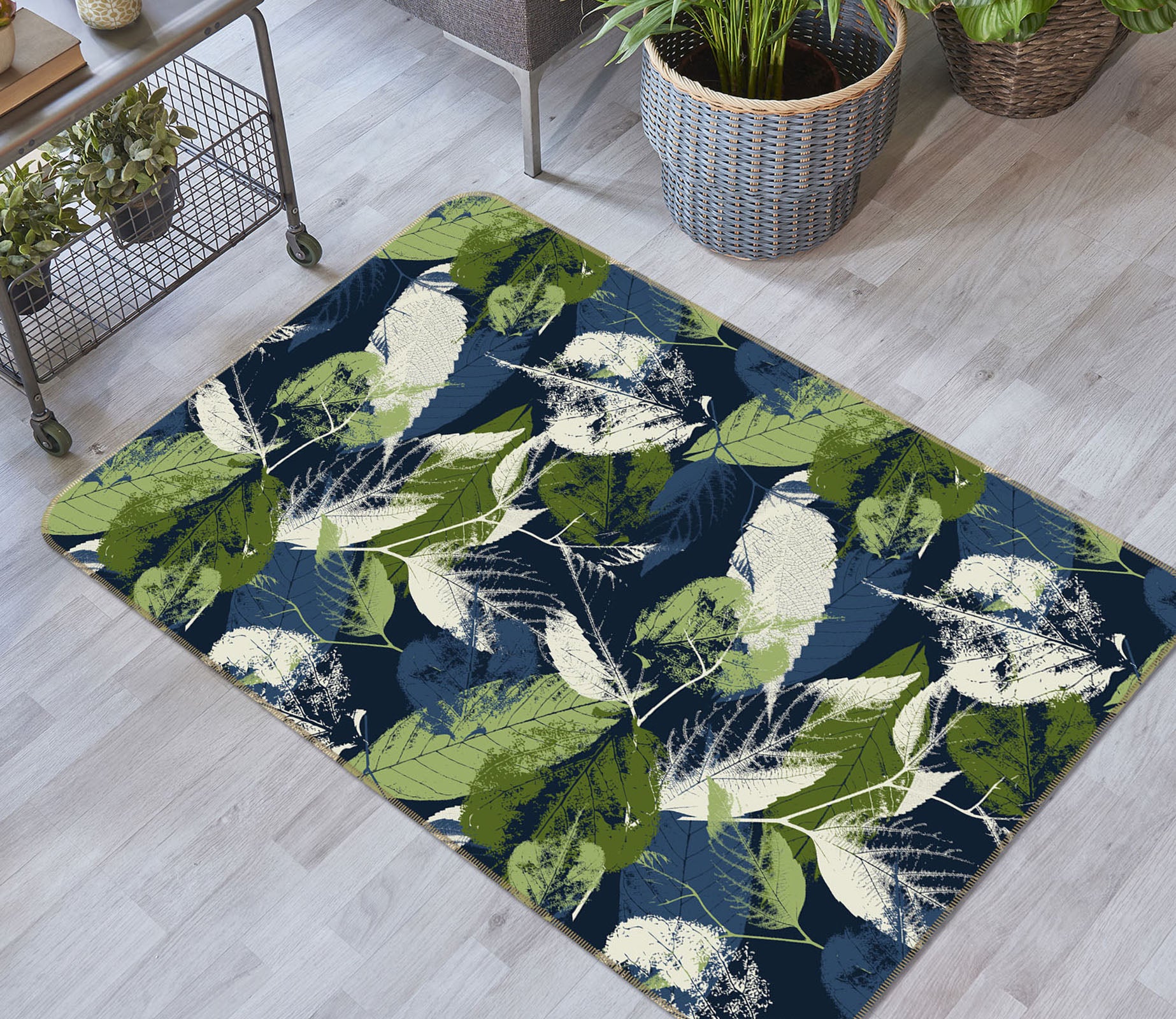 3D Leaves 34230 Non Slip Rug Mat