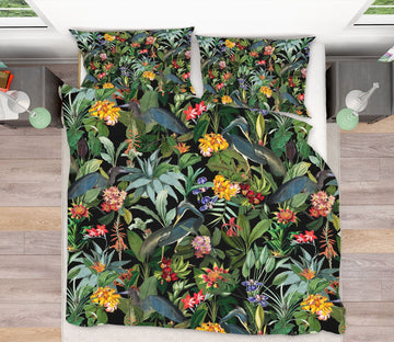 3D Leaves Flower 102 Uta Naumann Bedding Bed Pillowcases Quilt Quiet Covers AJ Creativity Home 