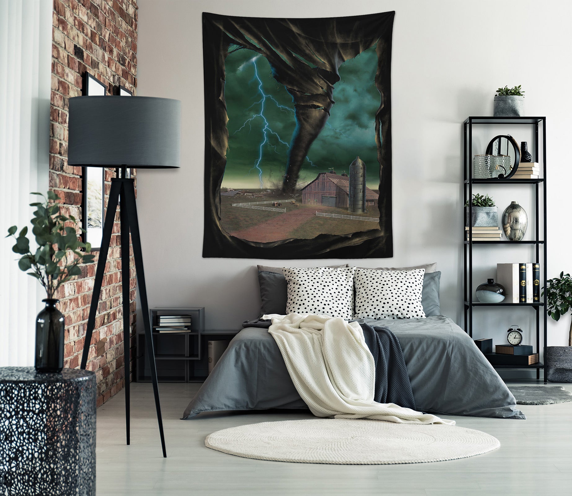 3D Tornado 11744 Vincent Tapestry Hanging Cloth Hang