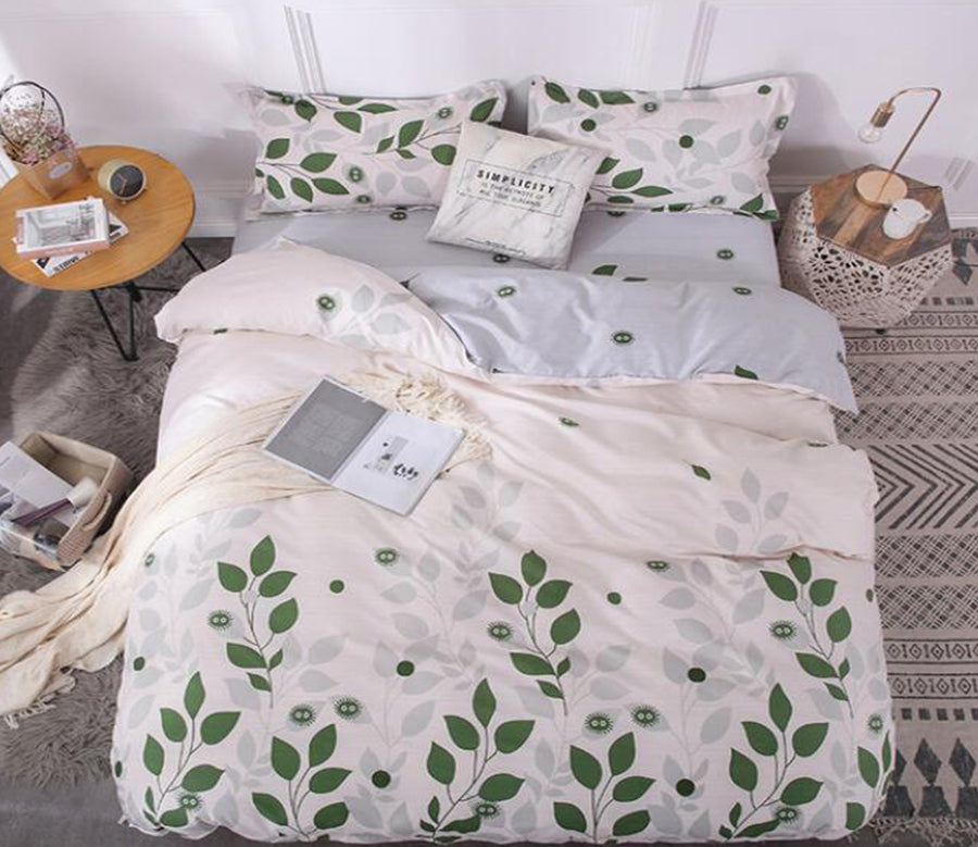 3D Branches And Leaves 13138 Bed Pillowcases Quilt