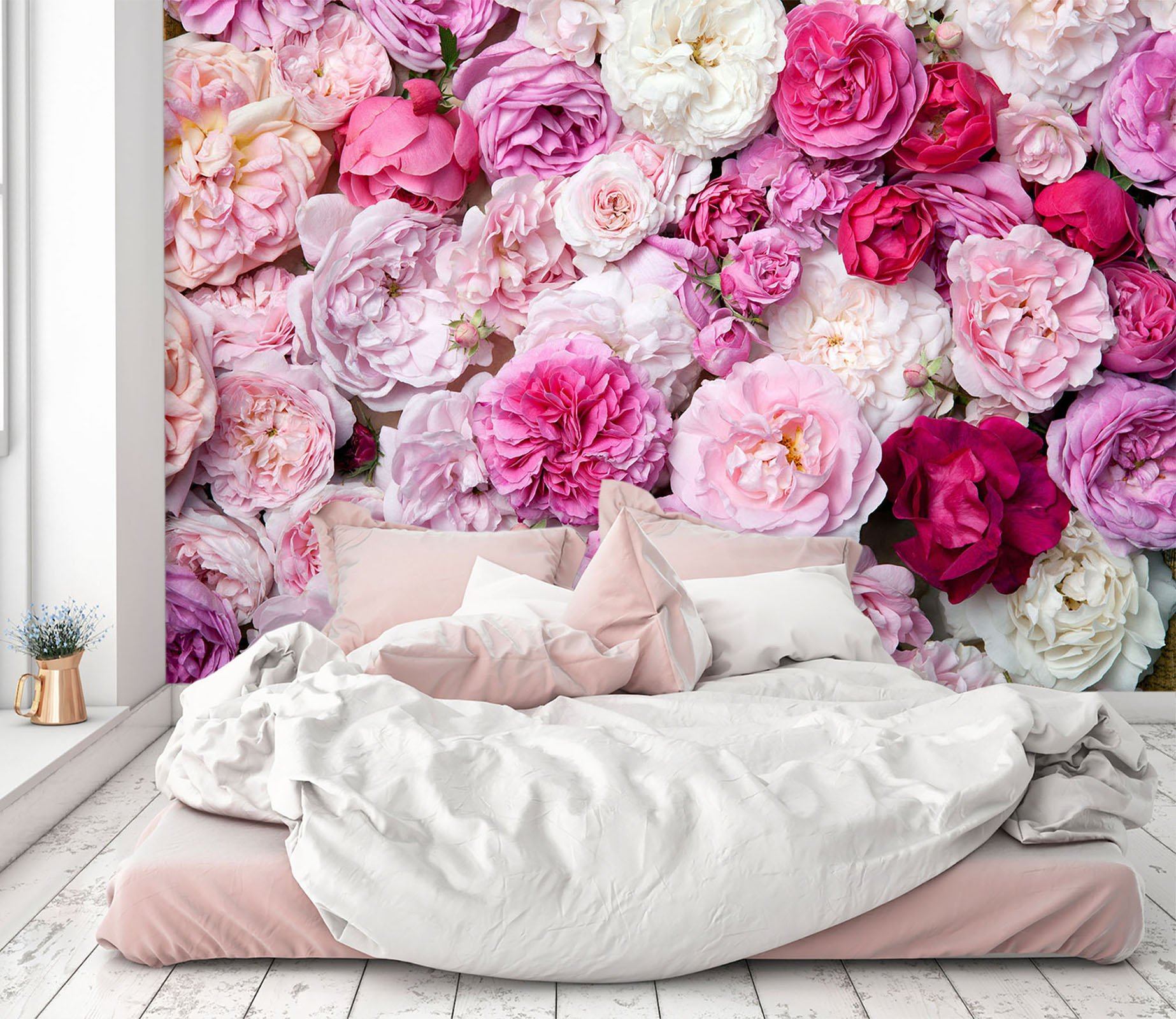 3D Red Flower Sea 590 Wallpaper AJ Wallpaper 2 