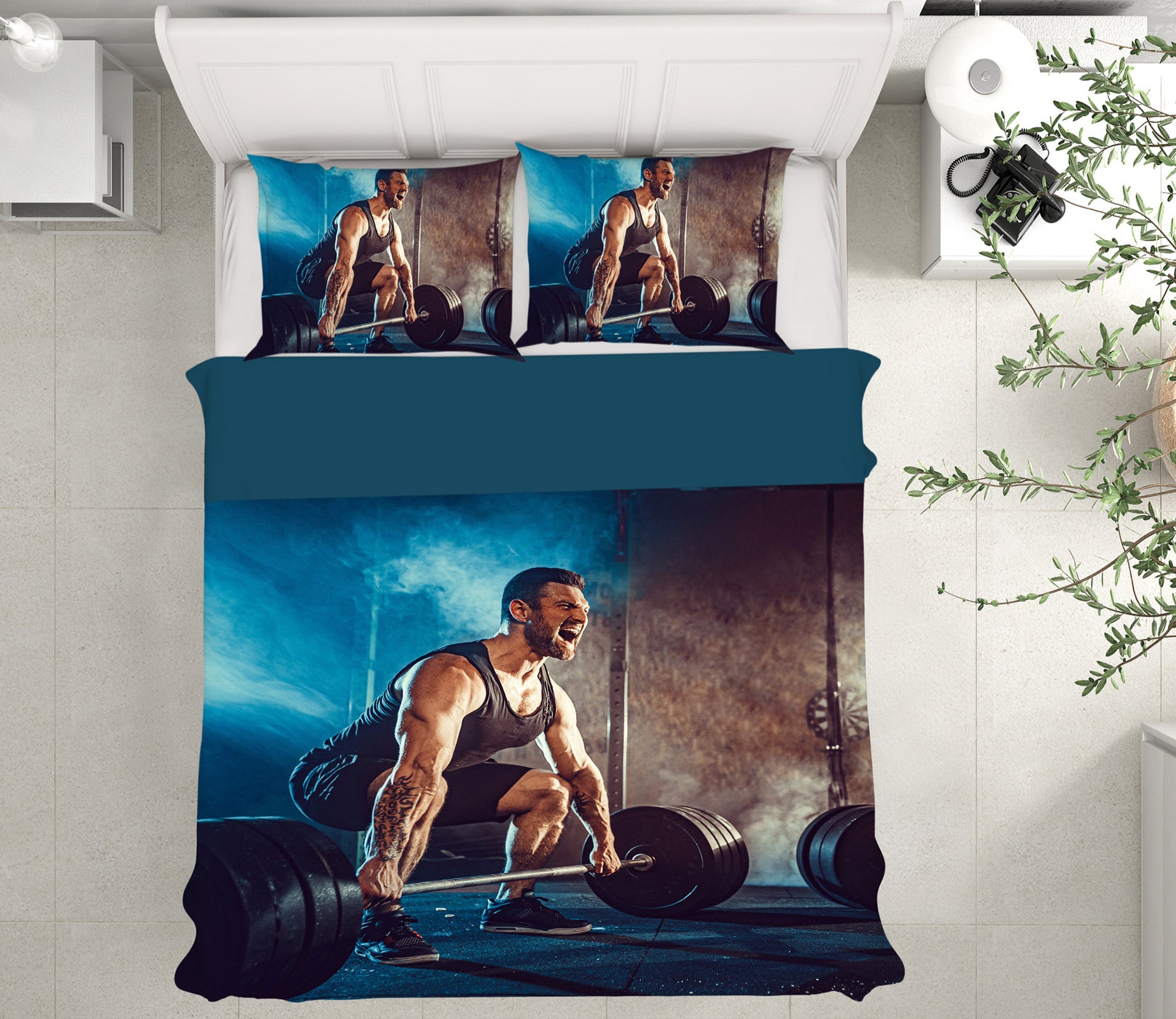 3D Weightlifting 14193 Bed Pillowcases Quilt