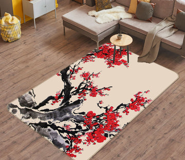 3D Plum Tree 27159 Non Slip Rug Mat