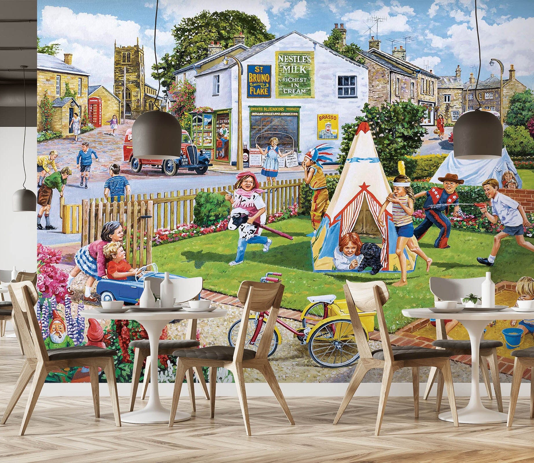 3D Playing In The Park 1016 Trevor Mitchell Wall Mural Wall Murals Wallpaper AJ Wallpaper 2 