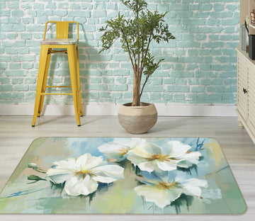 3D Flowers 34076 Non Slip Rug Mat
