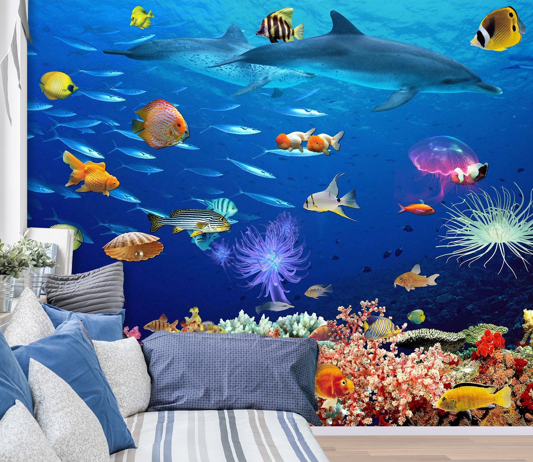 3D The Underwater World 1403 Wall Murals Wallpaper AJ Wallpaper 2 
