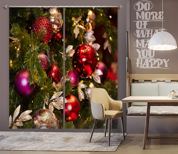 3D Tree Pendant 52064 Christmas Curtains Drapes Xmas