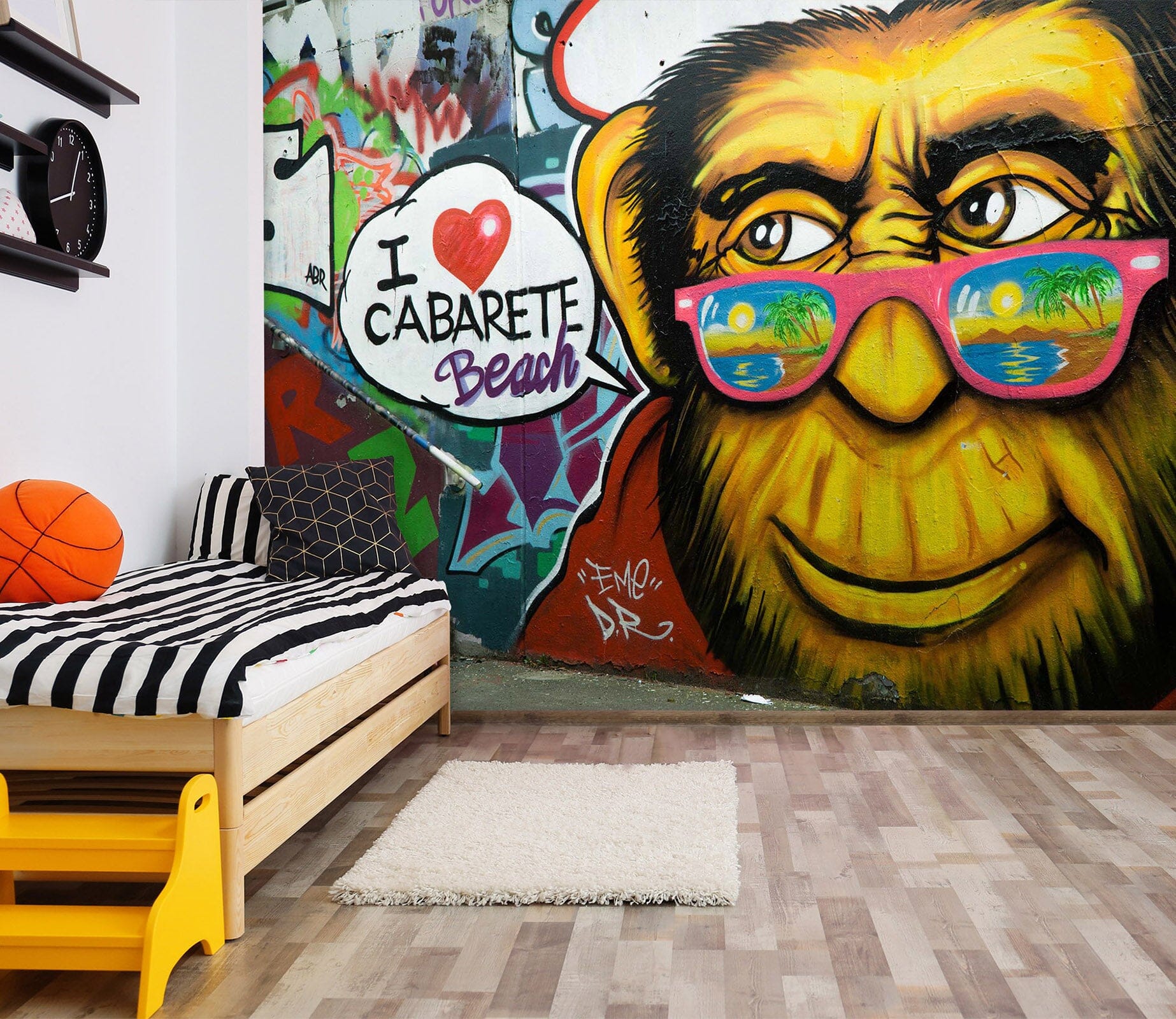 3D Color Graffiti 2034 Wall Murals Wallpaper AJ Wallpaper 2 