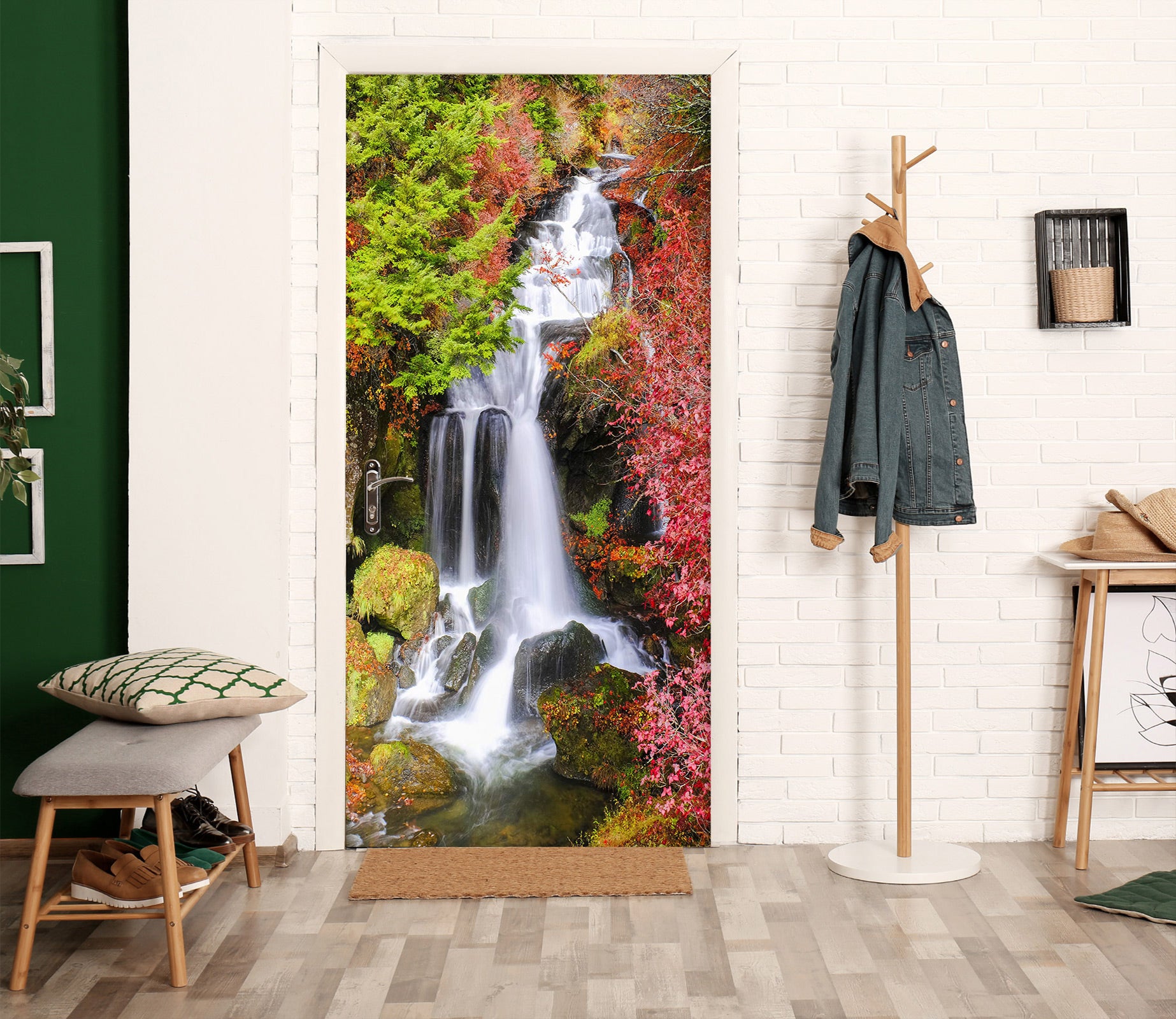 3D Waterfall 24131 Door Mural