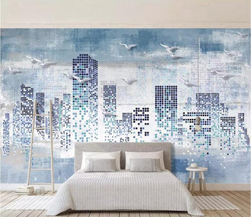 3D Speckled Tall Building 2565 Wall Murals Wallpaper AJ Wallpaper 2 