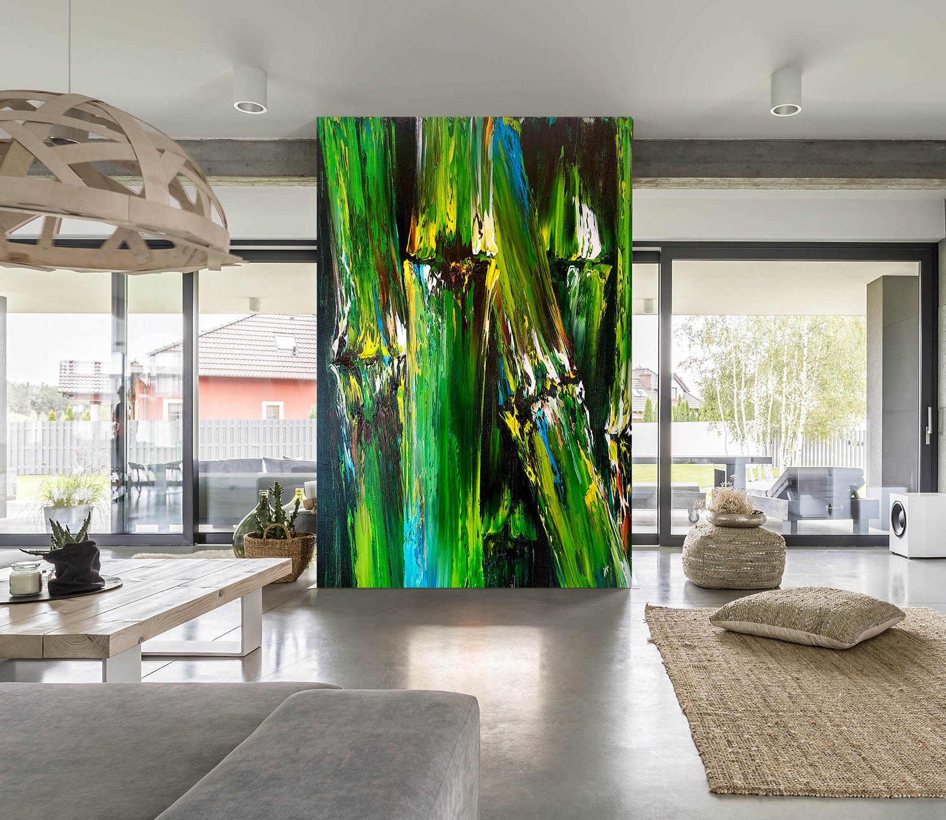 3D Painted Bamboo 261 Skromova Marina Wall Mural Wall Murals