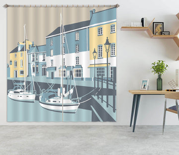 3D Padstow 049 Steve Read Curtain Curtains Drapes Curtains AJ Creativity Home 