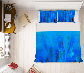 3D Blue Graffiti 2122 Michael Tienhaara Bedding Bed Pillowcases Quilt Quiet Covers AJ Creativity Home 