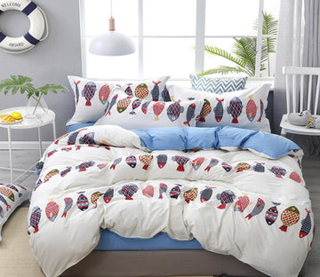 3D Fish 2141 Bed Pillowcases Quilt