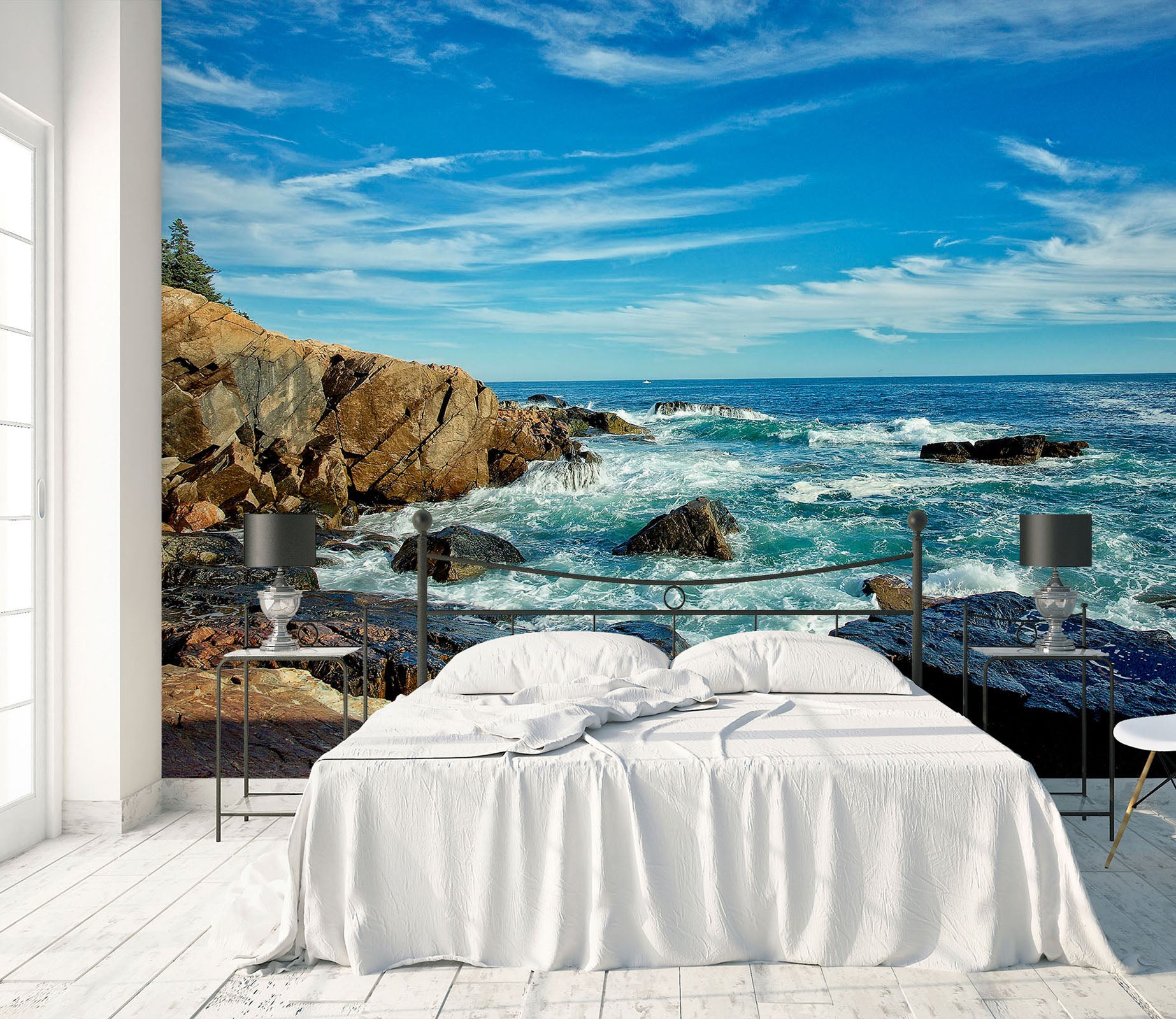 3D Acadia Coastline 61141 Kathy Barefield Wall Mural Wall Murals