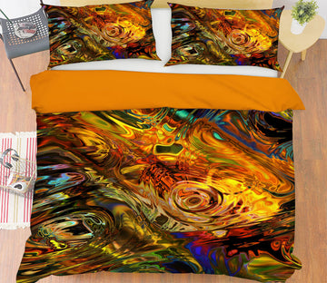 3D Brown Texture 13167 Bed Pillowcases Quilt
