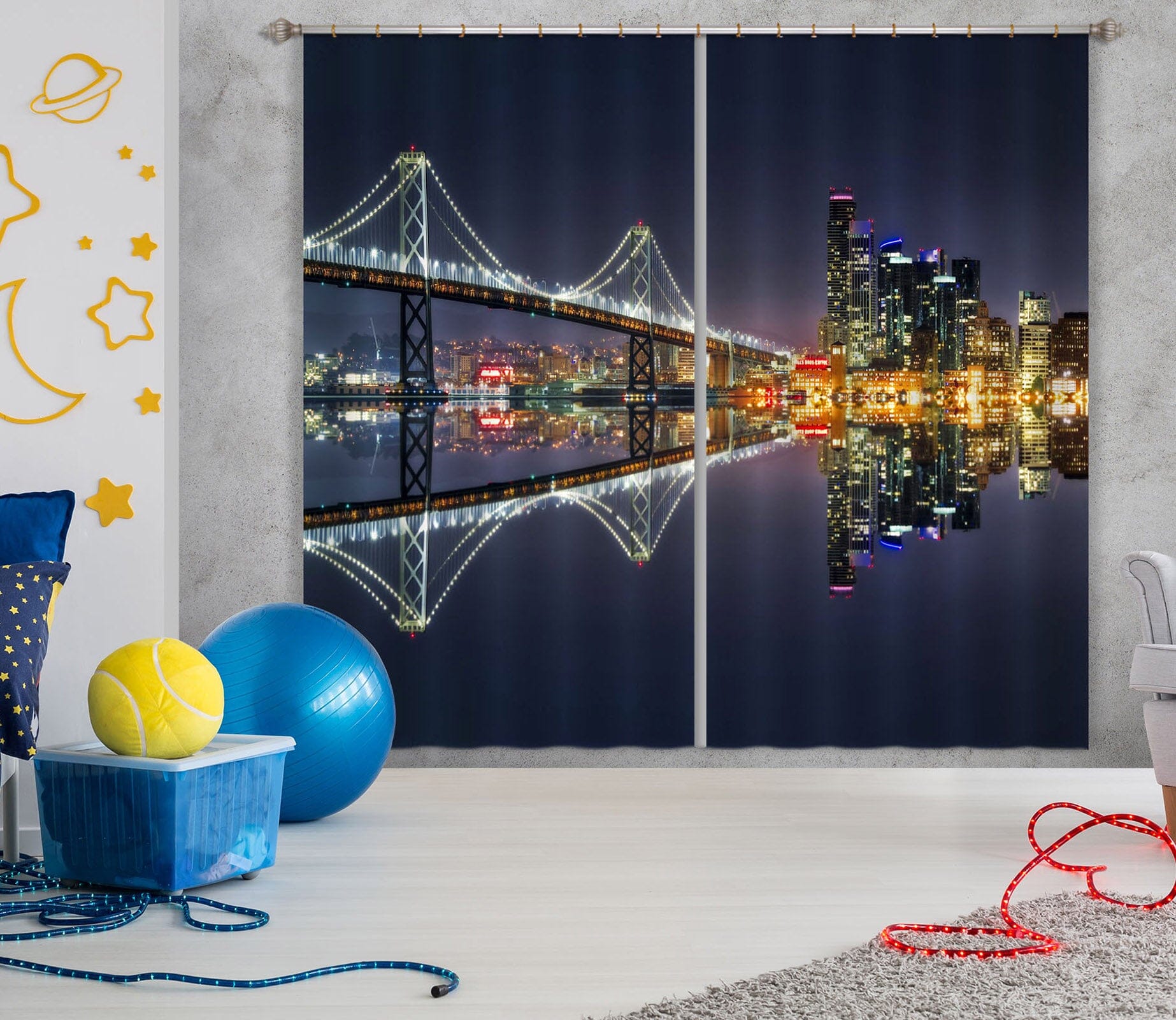 3D Golden City 182 Marco Carmassi Curtain Curtains Drapes Curtains AJ Creativity Home 