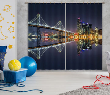 3D Golden City 182 Marco Carmassi Curtain Curtains Drapes Curtains AJ Creativity Home 