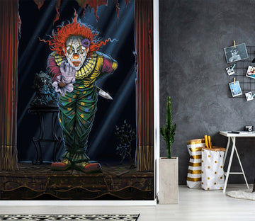 3D Surprise Clown 1555 Wall Murals Exclusive Designer Vincent Wallpaper AJ Wallpaper 2 