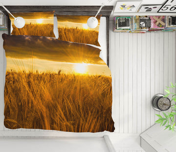 3D Sunny Wheat Field 046 Marco Carmassi Bedding Bed Pillowcases Quilt