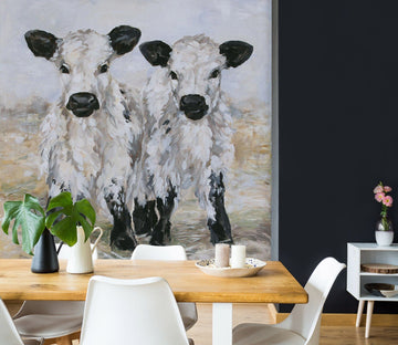 3D Small Cow 1404 Debi Coules Wall Mural Wall Murals Wallpaper AJ Wallpaper 2 