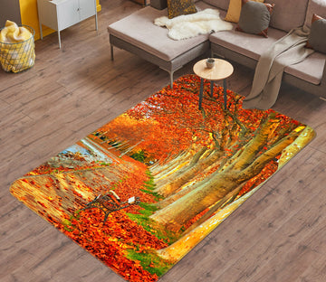 3D Tree Path 26028 Non Slip Rug Mat