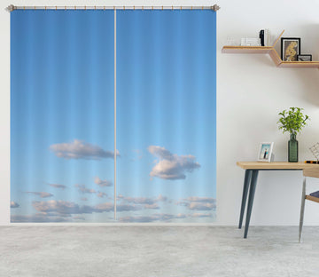 3D Sky Clouds 6376 Assaf Frank Curtain Curtains Drapes