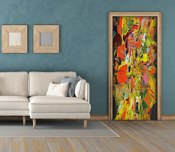 3D Yellow Color Pigment Texture 10110 Allan P. Friedlander Door Mural