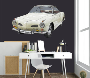 3D Volks Wagon Silver 0266 Vehicles Wallpaper AJ Wallpaper 