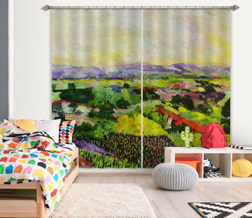 3D Green Forest 203 Allan P. Friedlander Curtain Curtains Drapes Curtains AJ Creativity Home 