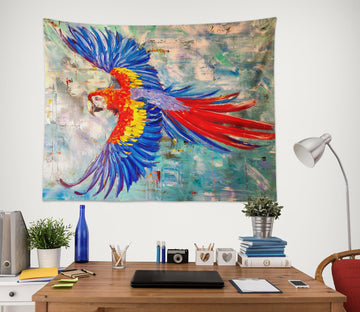 3D Watercolor Parrot 3558 Skromova Marina Tapestry Hanging Cloth Hang
